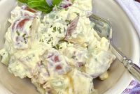 Creamy Red Potato Salad with Herbs and Dijon