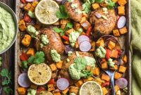 Sheet Pan Chili Lime Chicken with Sweet Potatoes