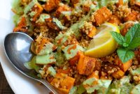 Mexican Quinoa Salad with Roasted Sweet Potatoes