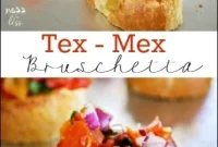 Tex Mex Bruschetta Recipe with Avocado and Salsa