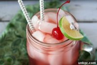 Boozy Cherry Limeade Cocktail Recipe