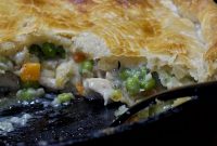 Cast Iron Skillet Chicken Pot Pie with Crispy Golden Crust