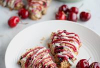 Paleo Frosted Cherry Scones AIP Friendly