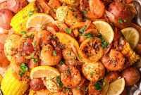 Cajun Shrimp Boil with Corn and Potatoes