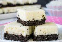 Coconut Oreo Fudge Recipe with Creamy White Chocolate
