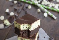 Mint Chocolate Chip Mousse Brownies Recipe