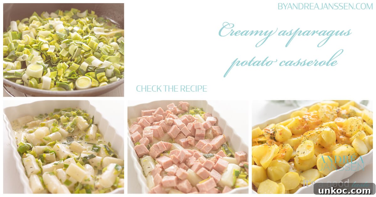 Creamy Asparagus Potato Casserole Recipe 2 creamy asparagus potato casserole