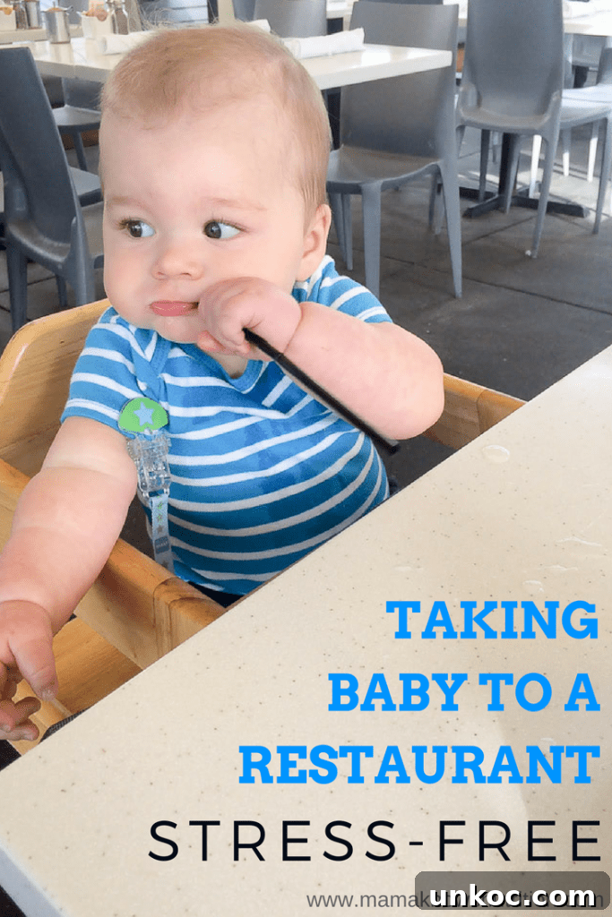 Tips for Taking Your Baby to a Restaurant 2 Taking your baby to a restaurant | mamaknowsnutrition.com