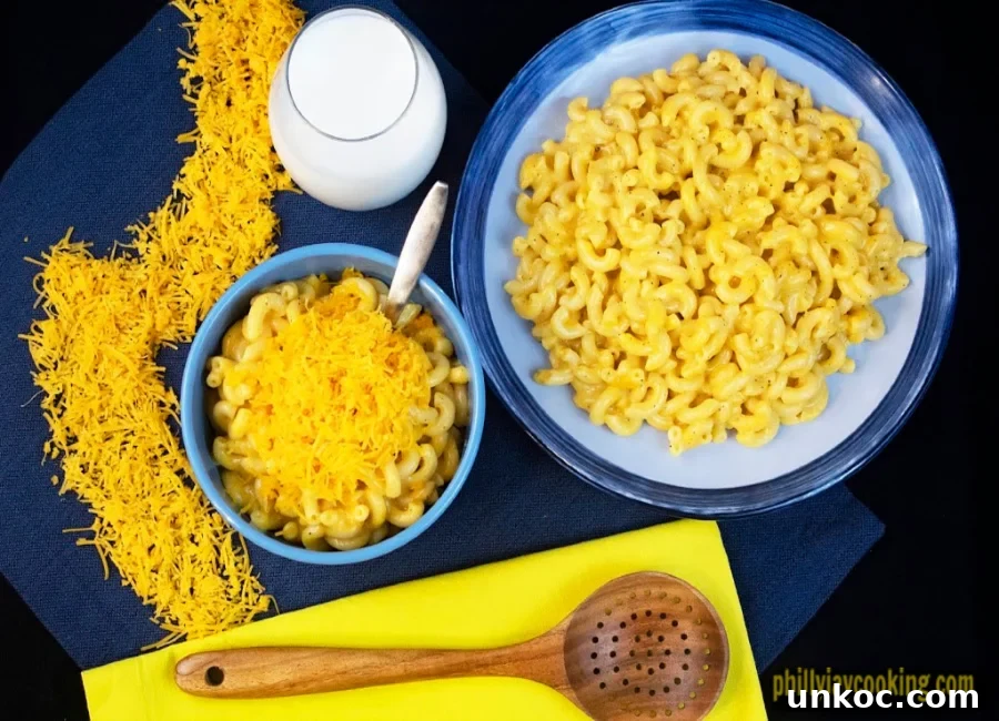 Creamy Stovetop Cheddar Mac and Cheese 2 Macaroni and Cheese