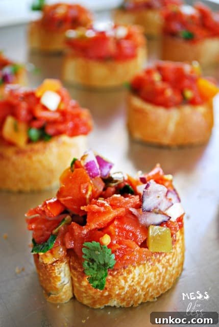 tex mex bruschetta recipe