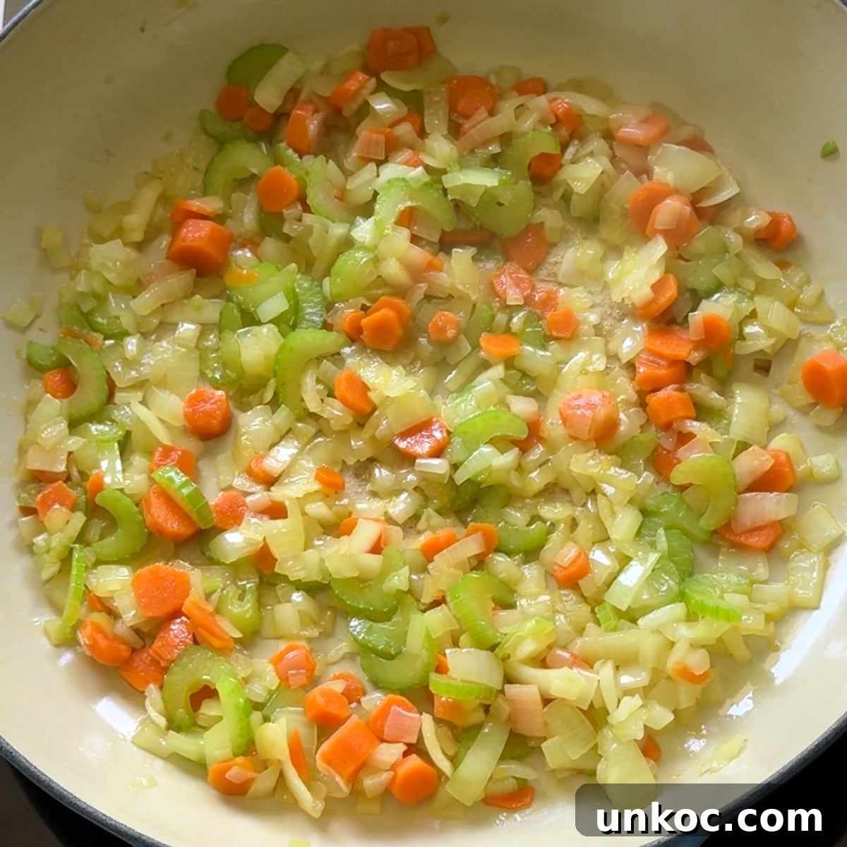 Sautéed vegetables for braised short ribs
