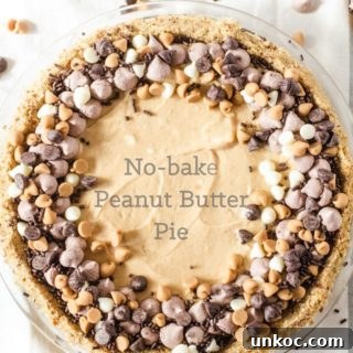 No bake peanut butter pie
