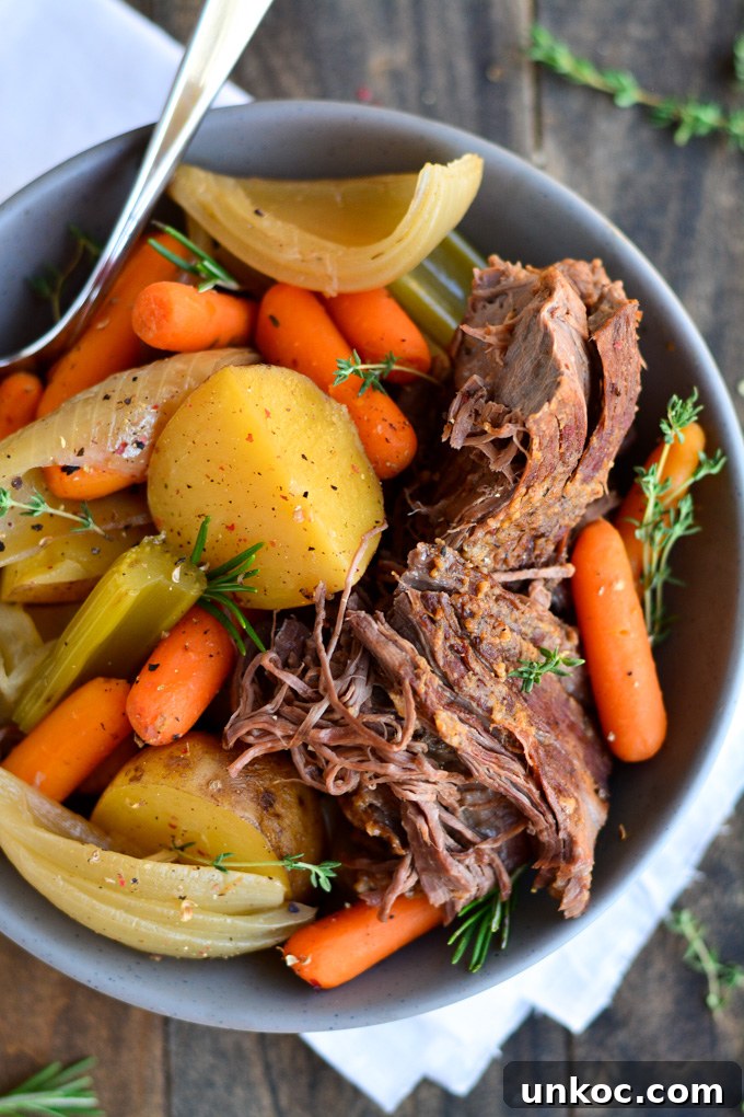 Tender Beef Pot Roast Recipe 4 Easy beef pot roast cooked until tender