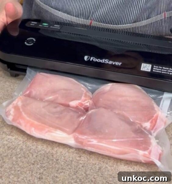 My Favorite Vacuum Sealer for Food Storage 4 vacuum sealing pork chops