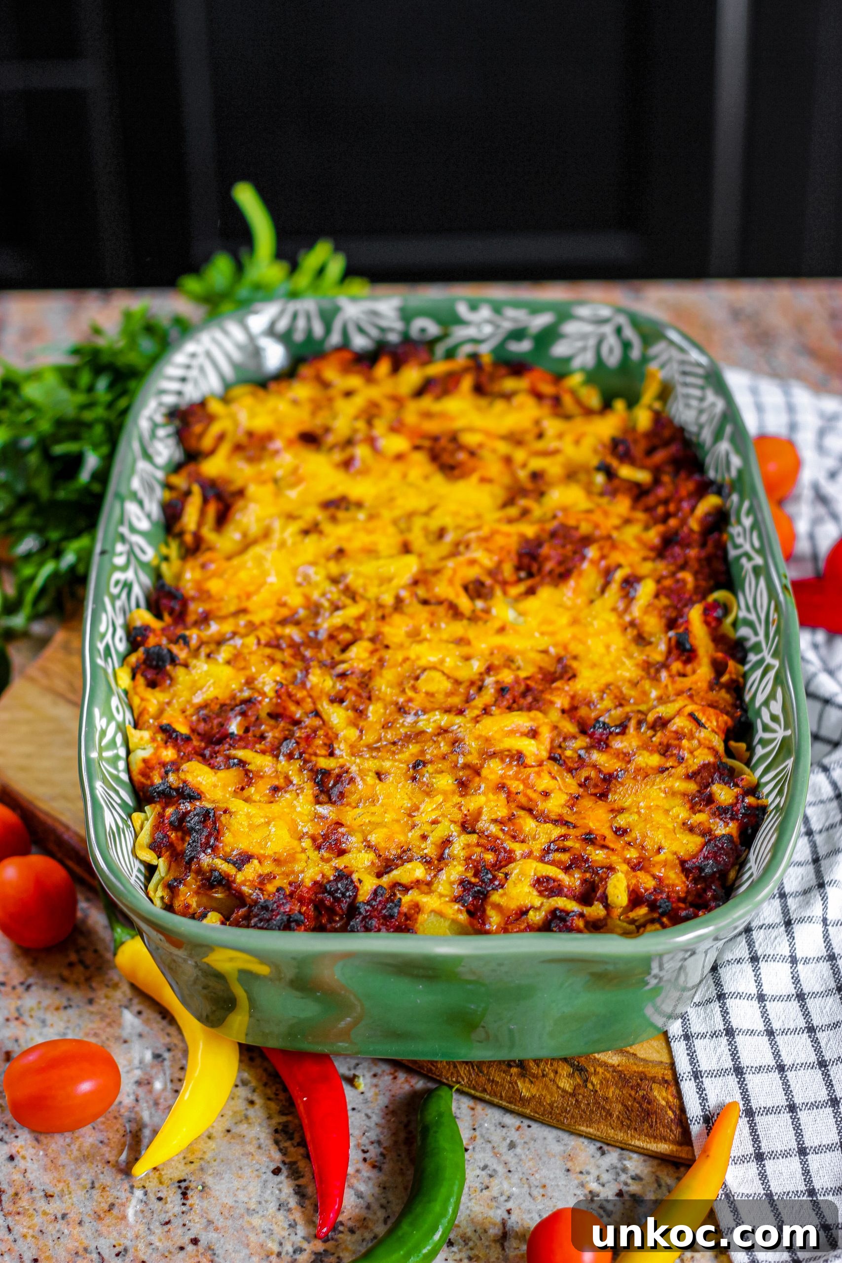 Poor Mans Husband Casserole with Ground Beef 2 Poor Man Husband Casserole baked with noodles, beef, tomato sauce, and cheese