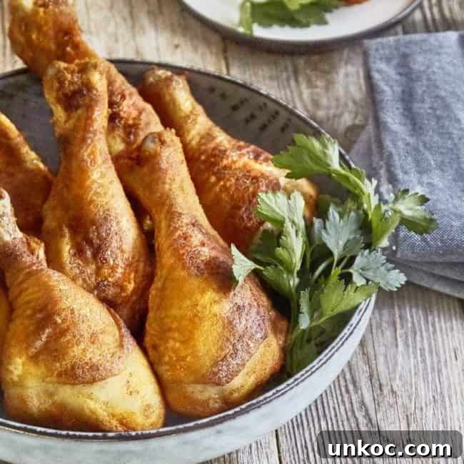 crispy smoked paprika drumsticks