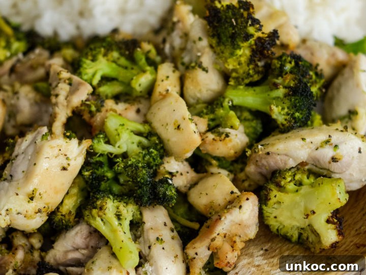 Image for Air Fryer Chicken and Broccoli