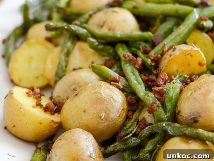 Image for Air Fryer Green Beans and Potatoes