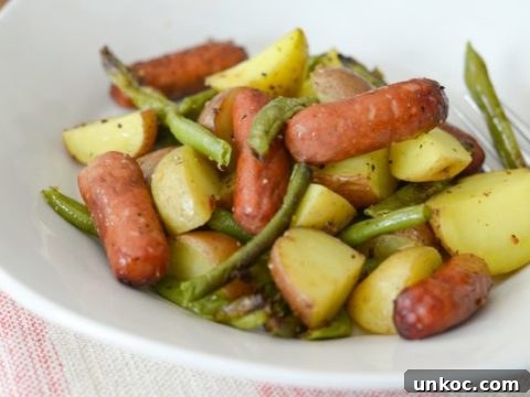 Image for Air Fryer Sausage, Beans, & Potato Hash
