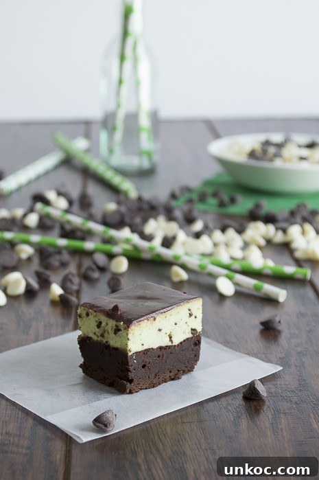 Mint Chip Mousse Brownies