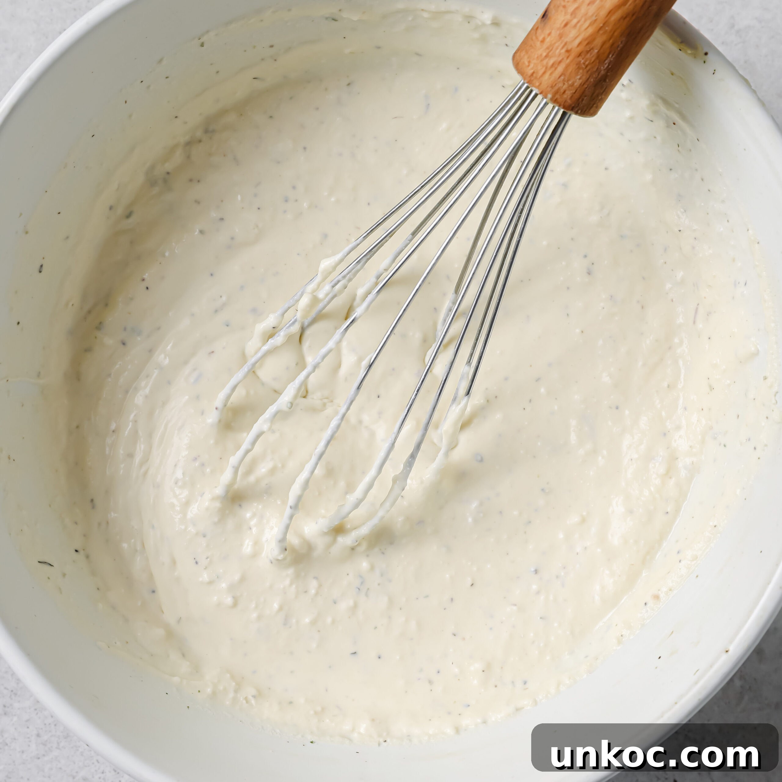 Creamy Cauliflower Au Gratin with Golden Cheese Crust 7 Seasoned cream sauce mixture.